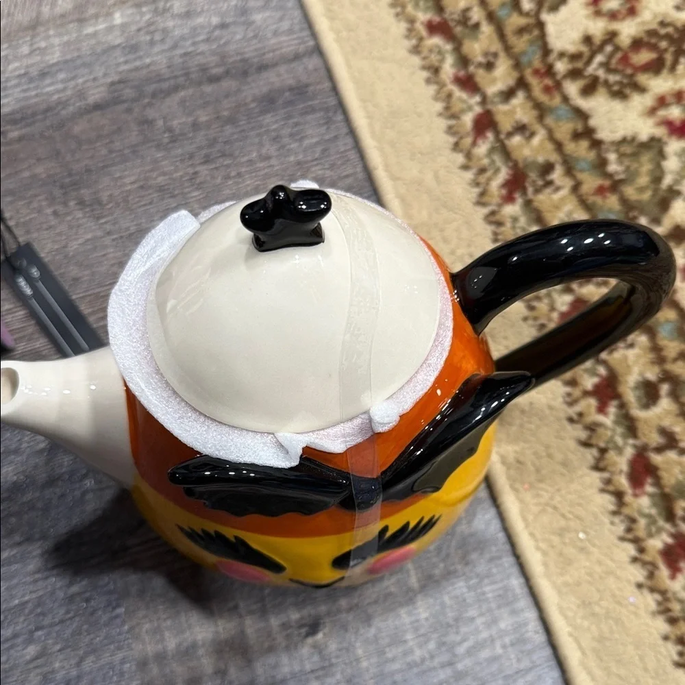 Colorful Tea Set with Purple Mug